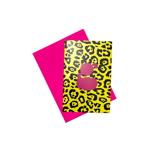 Leopard Greeting Card