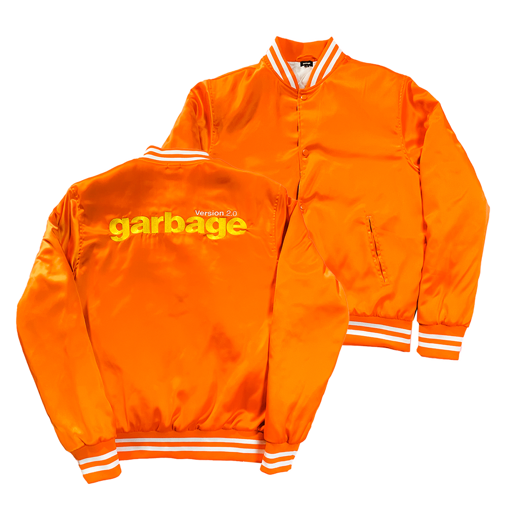 Garbage Version 2.0 Custom Satin Bomber Jacket Garbage USD