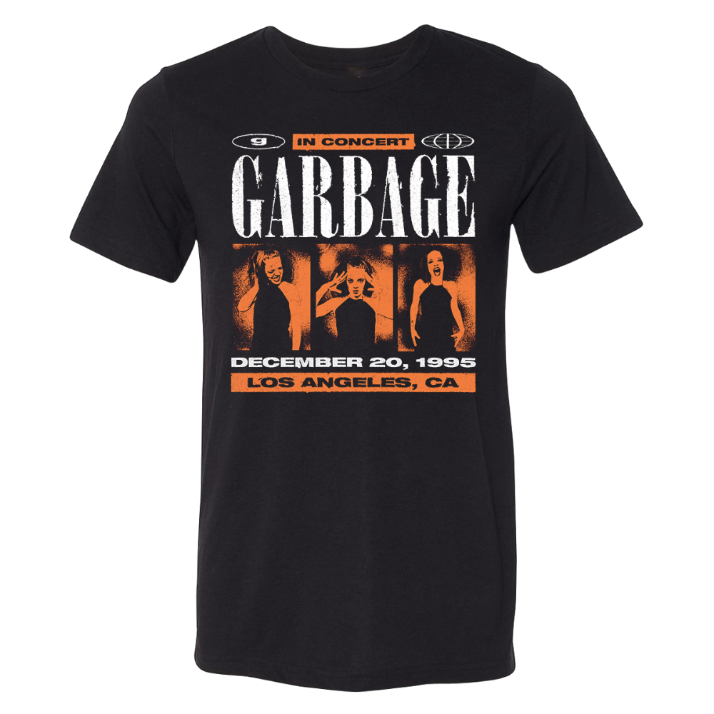 Classic Garbage In Concert Black T-Shirt