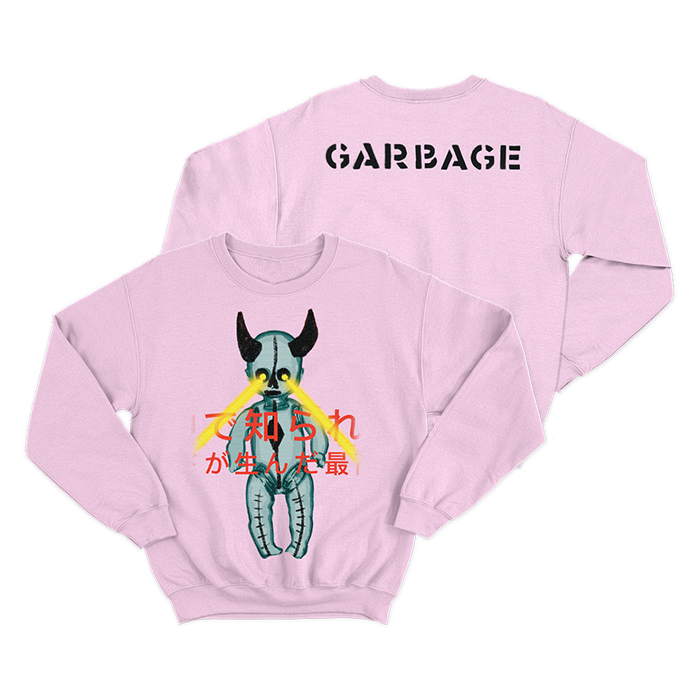 Robo Baby Pink Crewneck Sweatshirt