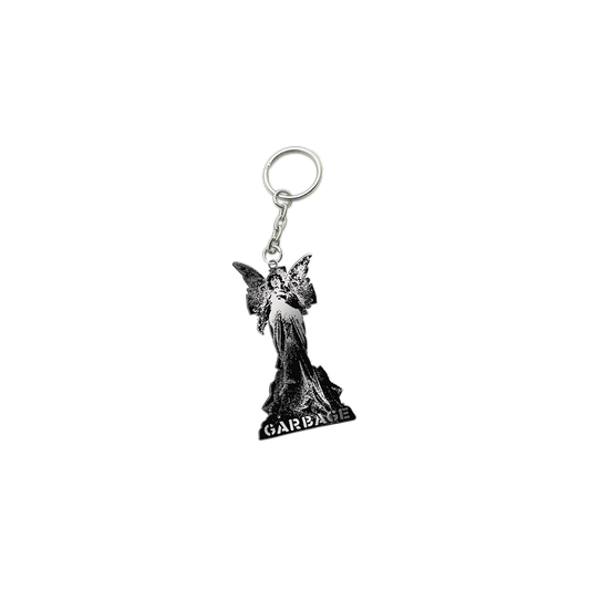 Keychain featuring a winged figure with ’GARGANO’ inscribed at the base.